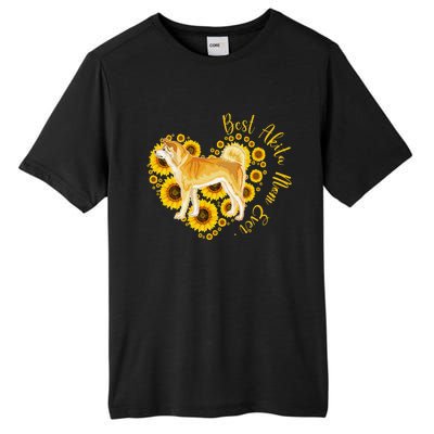 Sunflower Heart Akita Mom, Women's Day Gift Tall Fusion ChromaSoft Performance T-Shirt