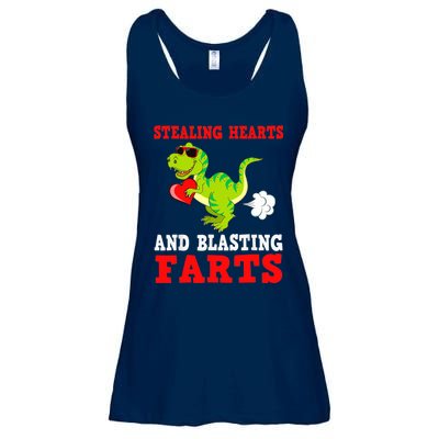 Stealing Hearts And Blasting Farts T Rex Cute Ladies Essential Flowy Tank