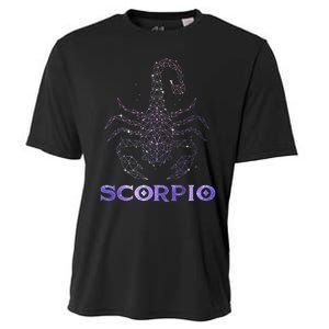 Scorpio Horoscope Astrology Symbol Zodiac Sign Cooling Performance Crew T-Shirt