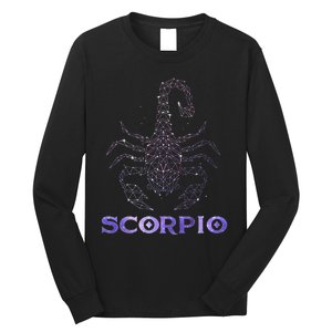 Scorpio Horoscope Astrology Symbol Zodiac Sign Long Sleeve Shirt