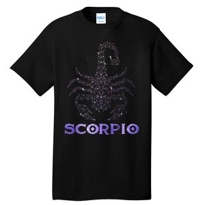 Scorpio Horoscope Astrology Symbol Zodiac Sign Tall T-Shirt