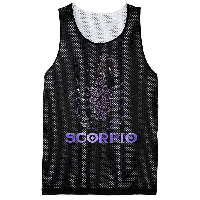 Scorpio Horoscope Astrology Symbol Zodiac Sign Mesh Reversible Basketball Jersey Tank