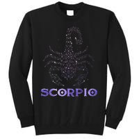 Scorpio Horoscope Astrology Symbol Zodiac Sign Tall Sweatshirt