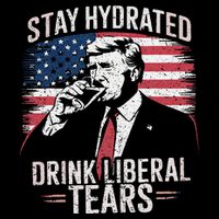 Stay Hydrated And Drink LiberalS Tears Trump 2025 Doggie Tank