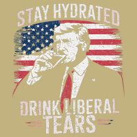 Stay Hydrated And Drink LiberalS Tears Trump 2025 Cooling Performance Long Sleeve Crew