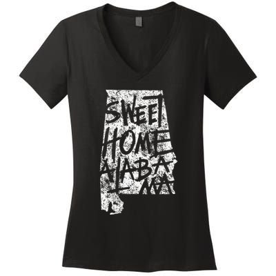 Sweet Home Alabama Birmingham State Women's V-Neck T-Shirt