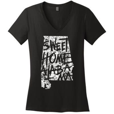 Sweet Home Alabama Birmingham State Women's V-Neck T-Shirt