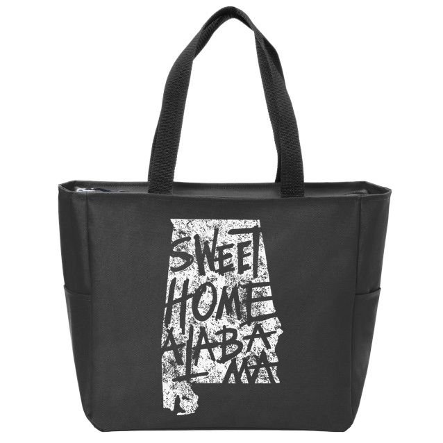 Sweet Home Alabama Birmingham State Zip Tote Bag