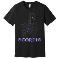 Scorpio Horoscope Astrology Symbol Zodiac Sign Premium T-Shirt