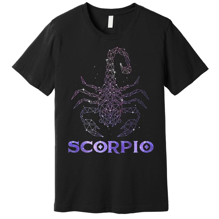 Scorpio Horoscope Astrology Symbol Zodiac Sign Premium T-Shirt