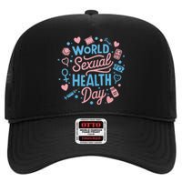 Sexual Health Awareness Sexuality Sex Education High Crown Mesh Back Trucker Hat