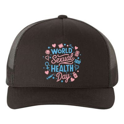 Sexual Health Awareness Sexuality Sex Education Yupoong Adult 5-Panel Trucker Hat