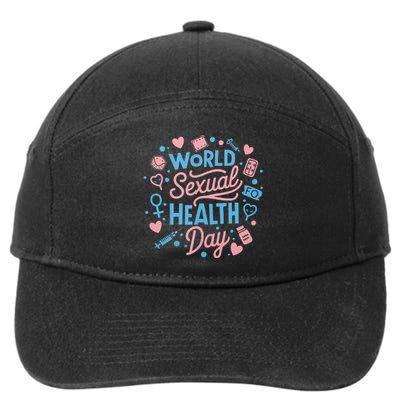 Sexual Health Awareness Sexuality Sex Education 7-Panel Snapback Hat