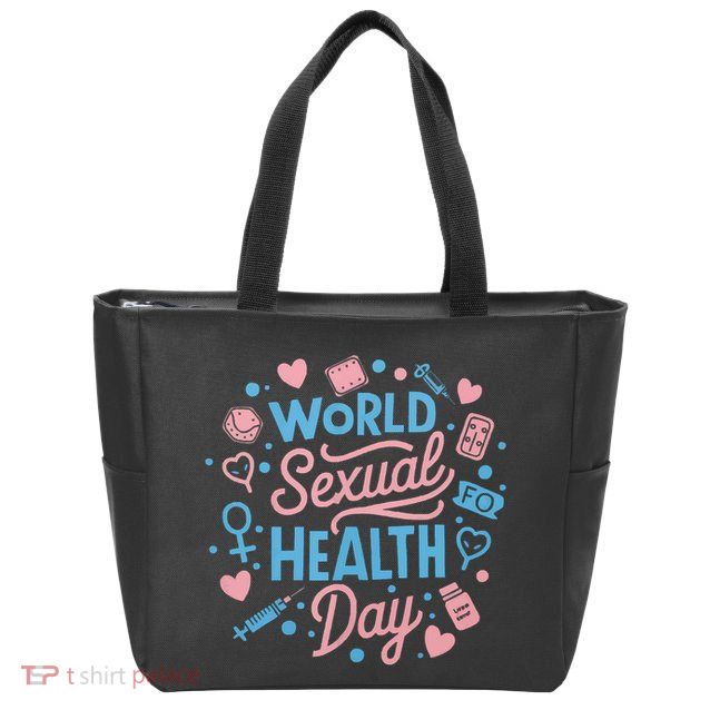 Sexual Health Awareness Sexuality Sex Education Zip Tote Bag