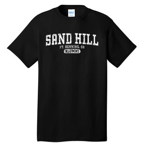 Sand Hill Alumni Retro Fort Benning Ga Tall T-Shirt