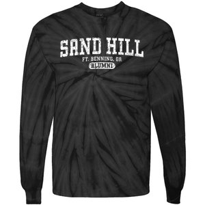 Sand Hill Alumni Retro Fort Benning Ga Tie-Dye Long Sleeve Shirt