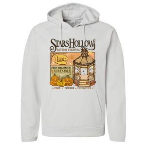 Stars Hollow Autumn Festival Food Friends Festivities Performance Fleece Hoodie