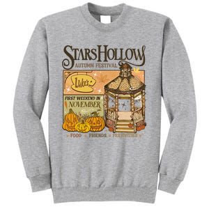 Stars Hollow Autumn Festival Food Friends Festivities Tall Sweatshirt