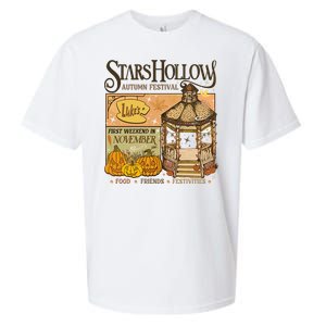 Stars Hollow Autumn Festival Food Friends Festivities Sueded Cloud Jersey T-Shirt