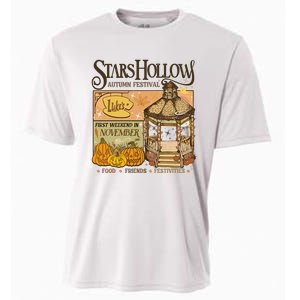 Stars Hollow Autumn Festival Food Friends Festivities Cooling Performance Crew T-Shirt