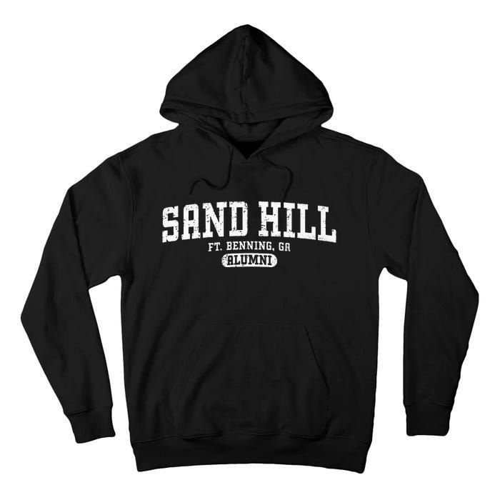 Sand Hill Alumni Retro Fort Benning GA Tall Hoodie