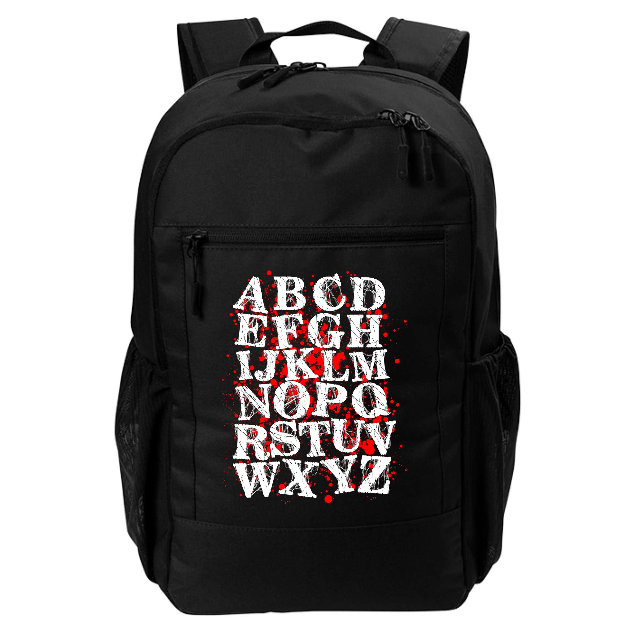 Spooky Halloween Alphabet Letters Backpack