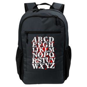 Spooky Halloween Alphabet Letters Daily Commute Backpack