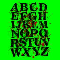 Spooky Halloween Alphabet Letters Long Sleeve Shirt