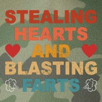 Stealing Hearts And Blasting Farts Funny Valentines Day Legacy Tie Dye Trucker Hat