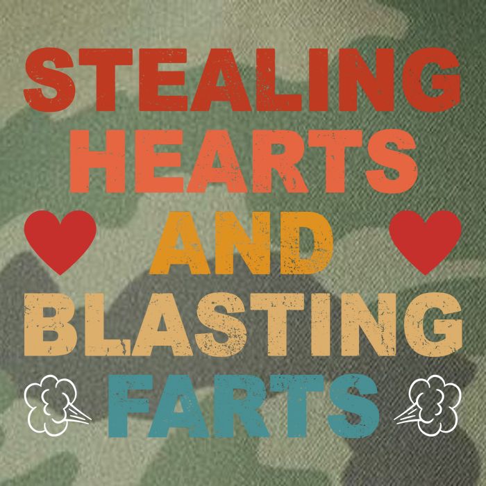 Stealing Hearts And Blasting Farts Funny Valentines Day Legacy Tie Dye Trucker Hat