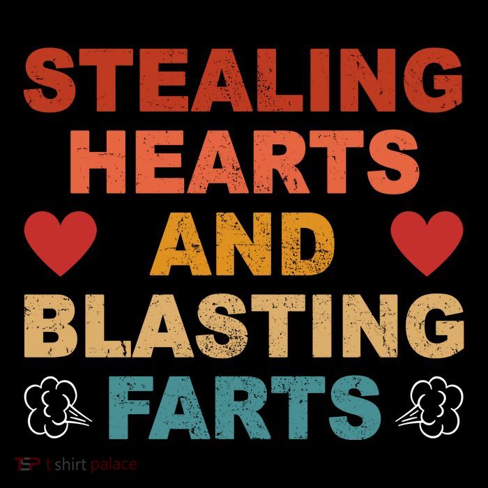 Stealing Hearts And Blasting Farts Funny Valentines Day Flexfit Unipanel Trucker Cap