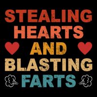 Stealing Hearts And Blasting Farts Funny Valentines Day Drawstring Bag