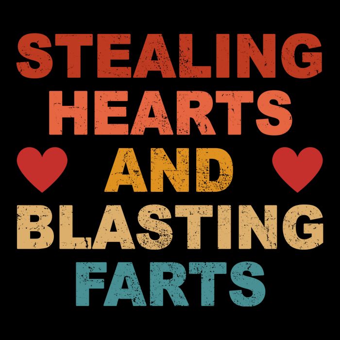 Stealing Hearts And Blasting Farts Funny Valentines Day 16oz Travel Tumbler