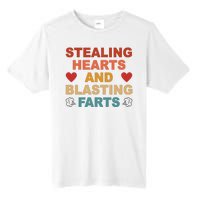 Stealing Hearts And Blasting Farts Funny Valentines Day Tall Fusion ChromaSoft Performance T-Shirt