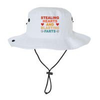 Stealing Hearts And Blasting Farts Funny Valentines Day Bucket Hat