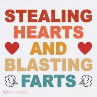 Stealing Hearts And Blasting Farts Funny Valentines Day Bucket Hat