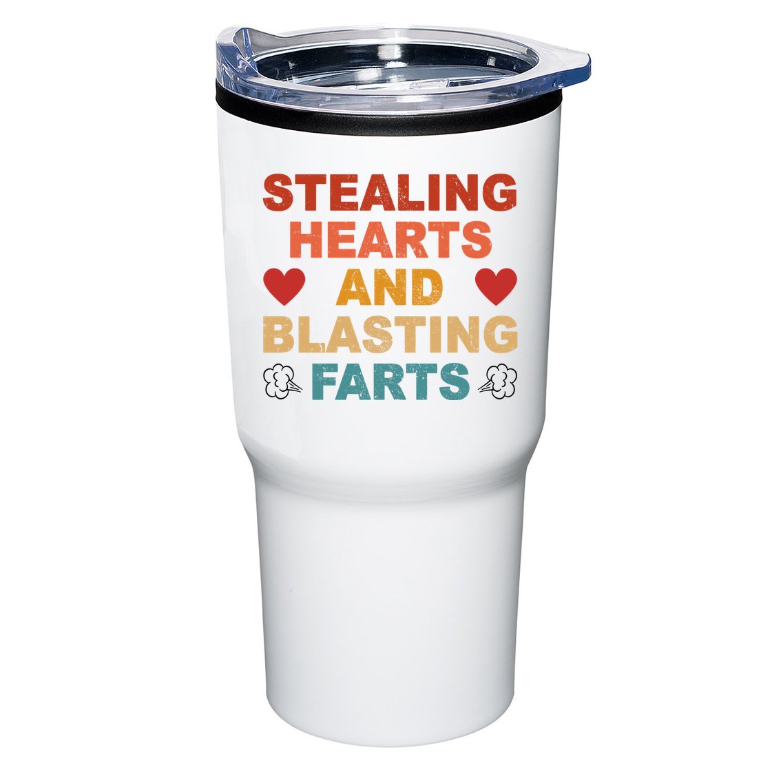 Stealing Hearts And Blasting Farts Funny Valentines Day Tumbler