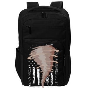 Storm Hunter American Flag Storm Chaser Tornado Gift Impact Tech Backpack