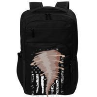 Storm Hunter American Flag Storm Chaser Tornado Gift Impact Tech Backpack