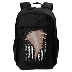 Storm Hunter American Flag Storm Chaser Tornado Gift Daily Commute Backpack