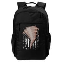 Storm Hunter American Flag Storm Chaser Tornado Gift Daily Commute Backpack