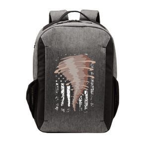 Storm Hunter American Flag Storm Chaser Tornado Gift Vector Backpack