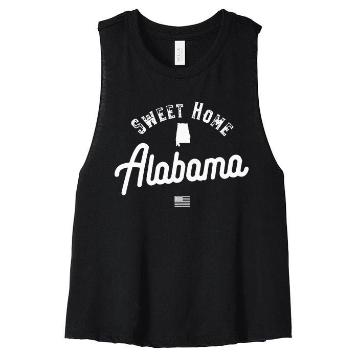 Sweet Home Alabama Women's Racerback Cropped Tank