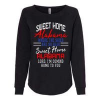 Sweet Home Alabama Womens California Wash Sweatshirt