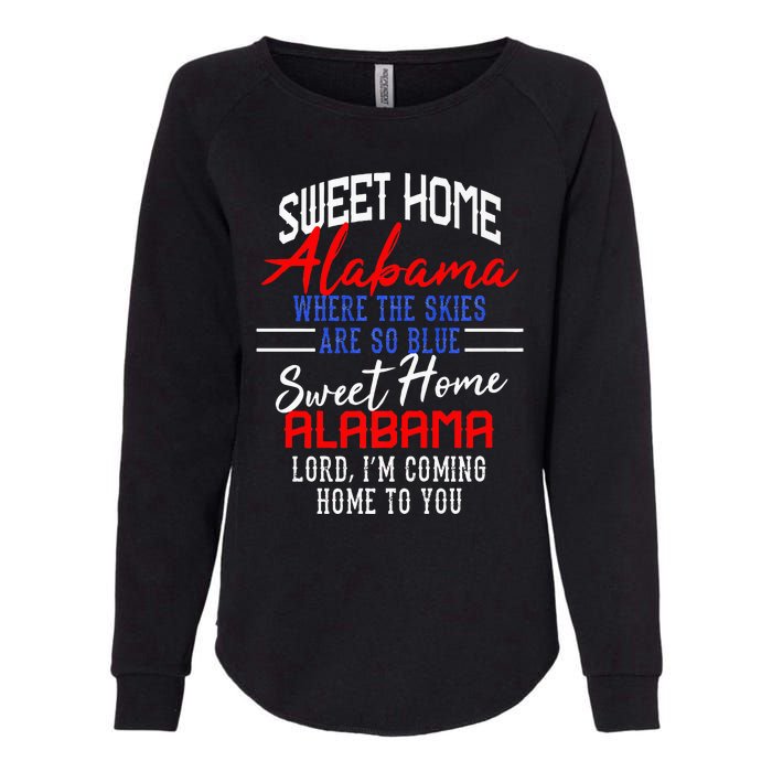 Sweet Home Alabama Womens California Wash Sweatshirt