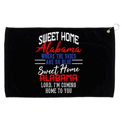 Sweet Home Alabama Grommeted Golf Towel