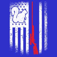 Squirrel Hunter American Flag Varmint Squirrel Hunting Gift 16 in Basic Backpack