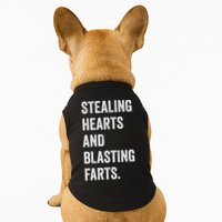 Stealing Hearts And Blasting Farts Retro Vintage Doggie Tank