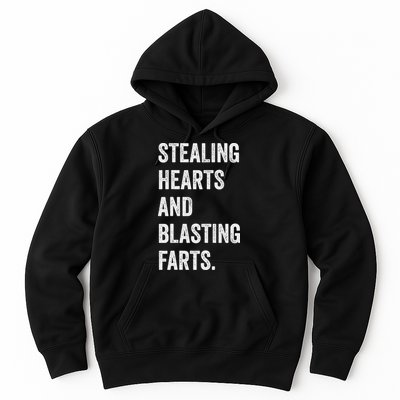 Stealing Hearts And Blasting Farts Retro Vintage Hoodie