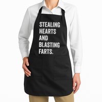 Stealing Hearts And Blasting Farts Retro Vintage Apron